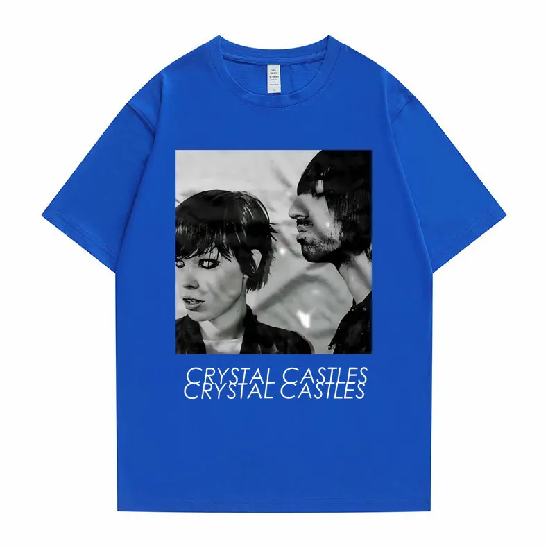 Crystal Castles Graphic T Shirts para Homens e Mulheres, T-shirts