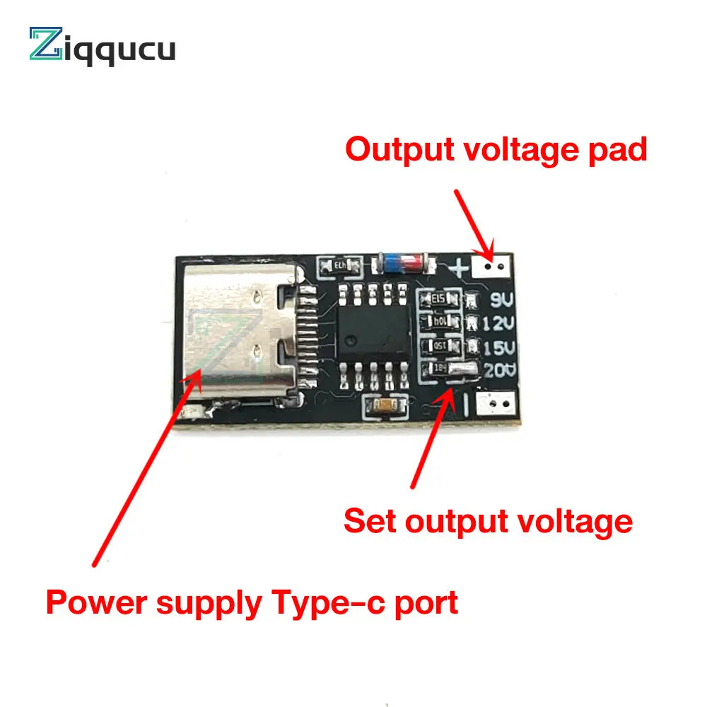 2PCS Type-C PD/QC Decoy Board Fast Charge USB Boost Module Trigger Polling Detector Notebook Power Supply Change Module