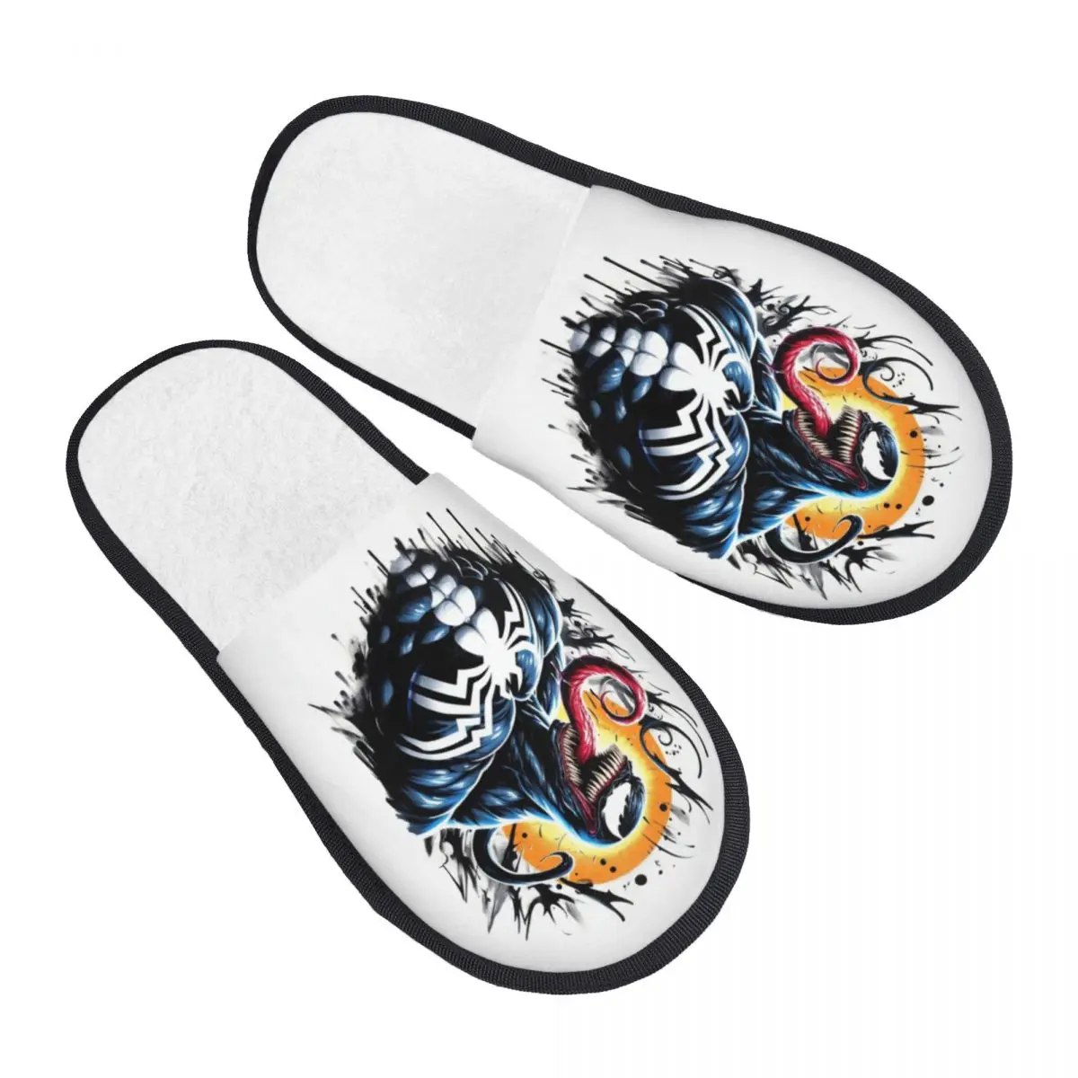 

Custom Print Women Venom Movie House Slippers Soft Warm Memory Foam Fluffy Slipper Indoor Outdoor Shoes