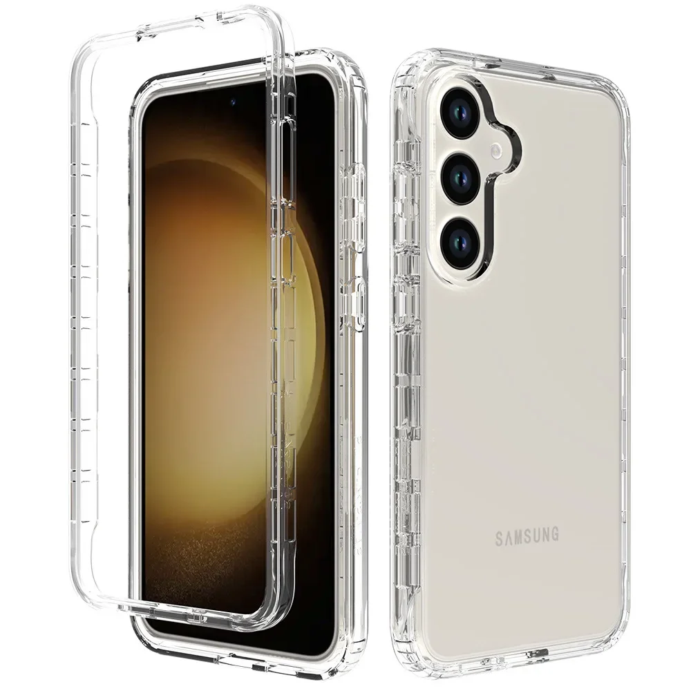 Transparente Hülle für Samsung Galaxy S24 FE S25 S23 Ultra S22 S21 S20 Plus A55 A35 A25 A15 A54 A56 A36 A26 A16 A06 Klare Hülle