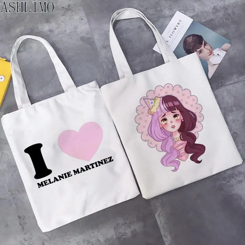 Melanie Martinez Streetwear Kawaii Cry Baby Women Shoulder Bags Casual Shopping Tote Bag Handbags Women Elegant Canvas Bag