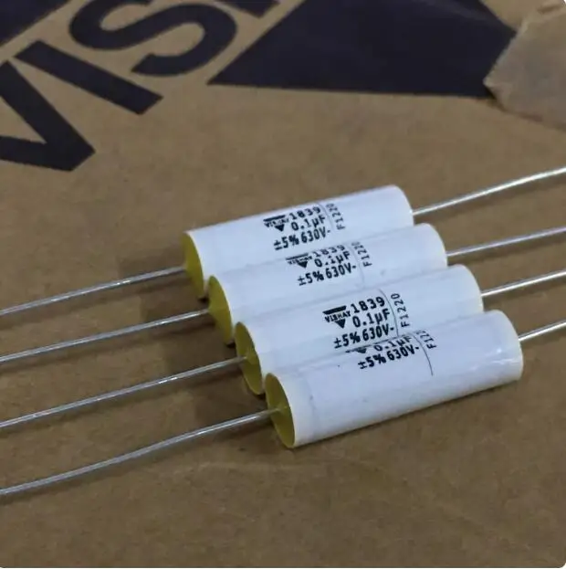 

20pcs/lot Original box German VISHAY MKP 1839 series 630V 0.1UF 8x26mm thick copper pin coupled infinite capacitor free shipping