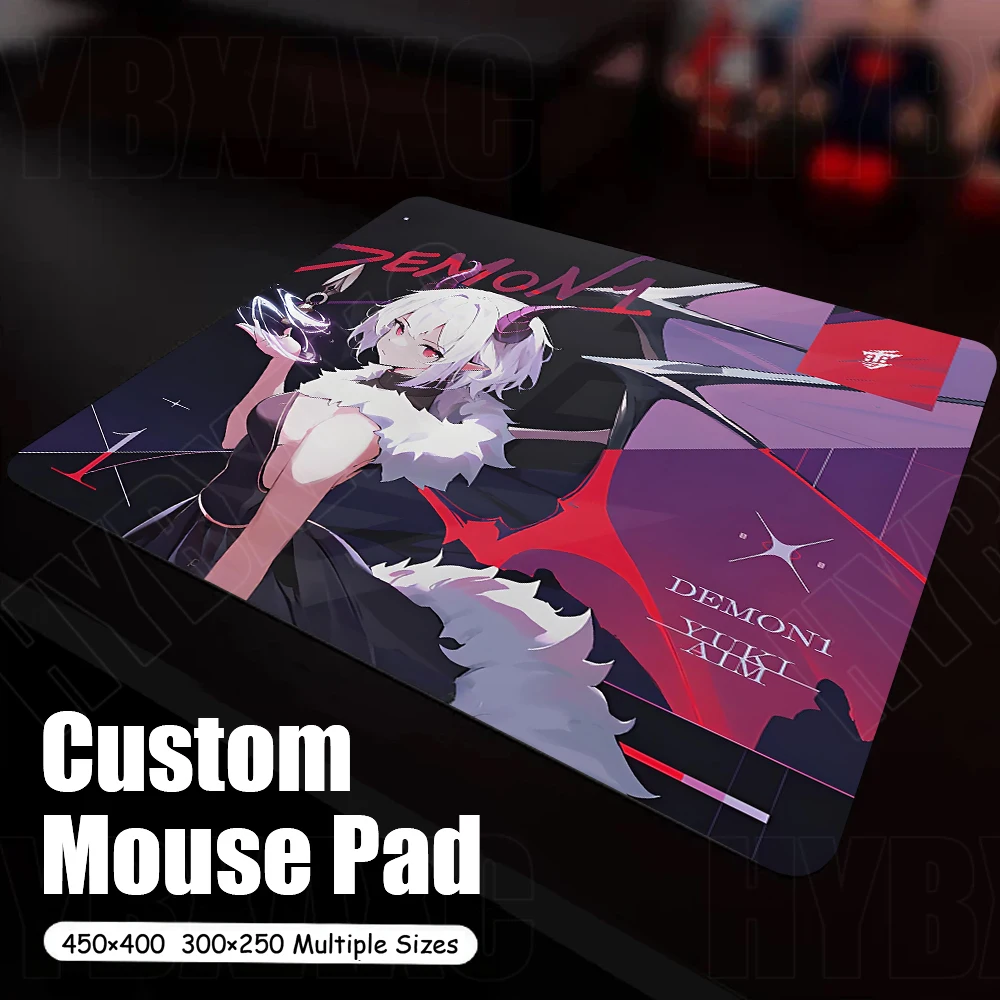 Yuki Aim Premium Mouse Pad 45x40CM Speed Gaming Mousepad Locking Edge E-Sports Mouse Pad Game Professional Mause Mat Desk Mats