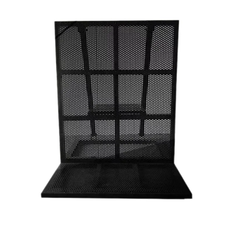 【Direct Factory Sale】  Iron Concert Guardrails Safety Fences Crash Barriers Large Mobile Durable Black Protective