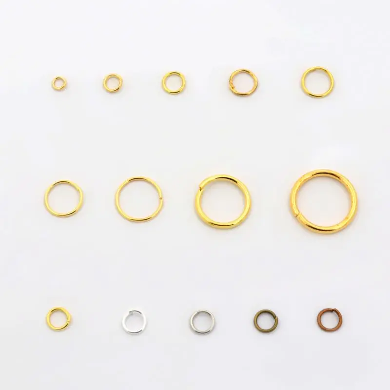 Silver Color 3 4 5 6 8 10 12 Split Jump Rings Connector For Jewelry Making Bracelet Necklace Earrings Diy Accessories Wholesale