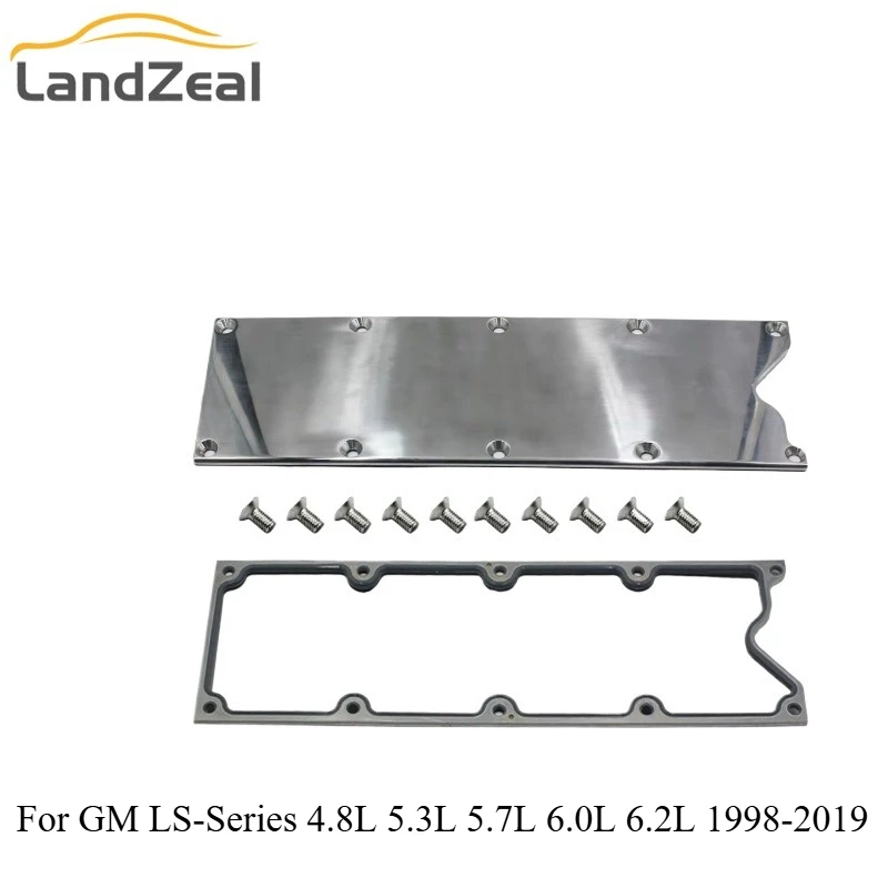 

MS19328 12558178 For GM LS-Series 4.8L 5.3L 5.7L 6.0L 6.2L 1998-2019 LS LS1 LS2 LS3 Gen 3 Valley Cover Plate Kit w/ Gasket