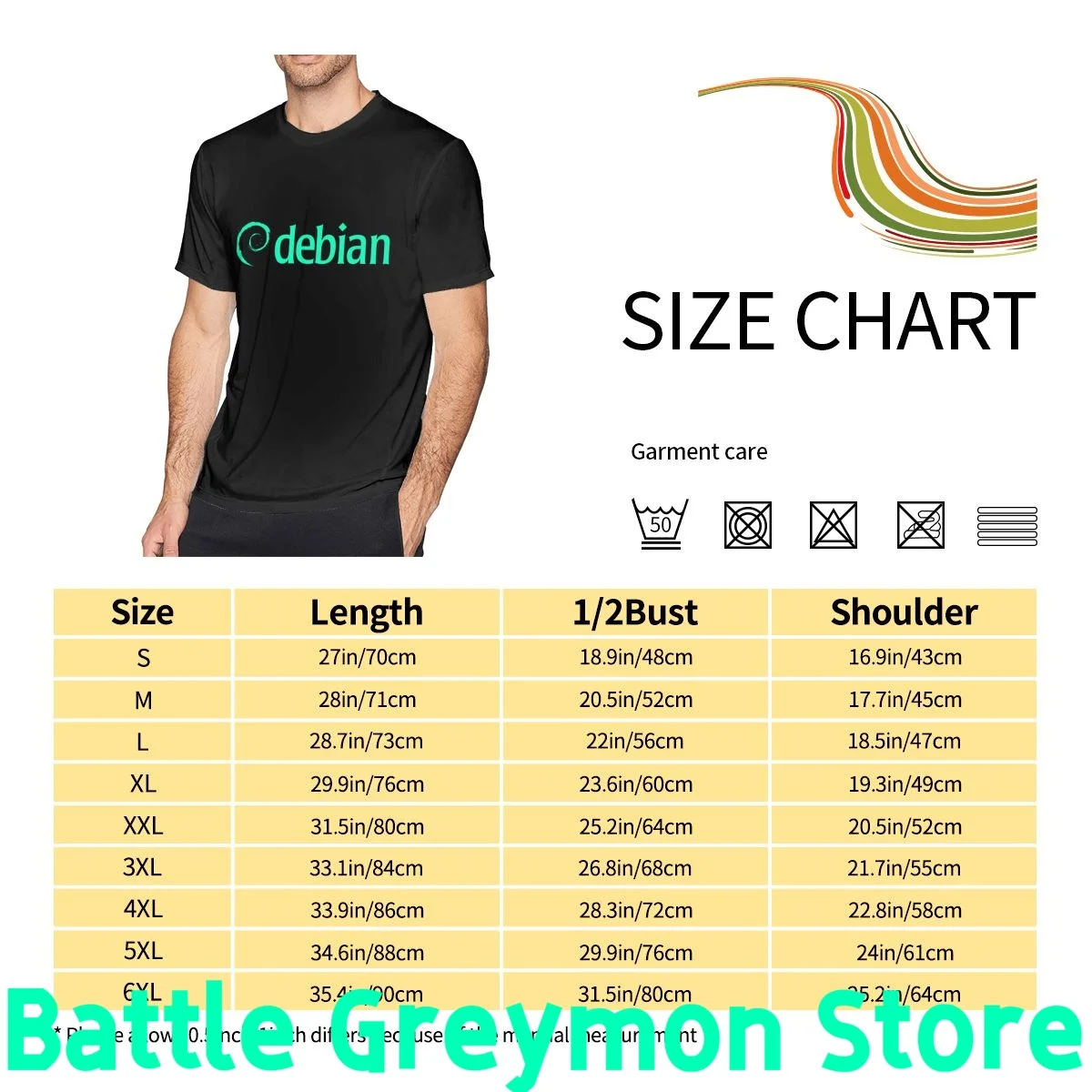 Debian Linux Computer Fashion T-shirt Men Print Round neck T-shirt Summer Fashion Short Sleeve Cotton T Shirt