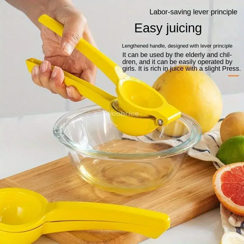 Home Lemone Squeezer Taper for Lemon Aluminum Alloy Hand Pressed Orange Fruit Juicer Portable Practical Kitchen  Mini Blender