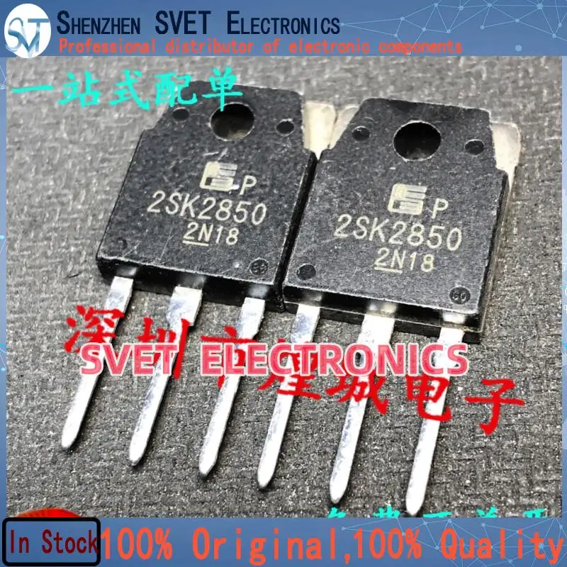 10PCS-50PCS  2SK2850  TO-3P MOS 900V 6A   Original In Stock Fast shipping