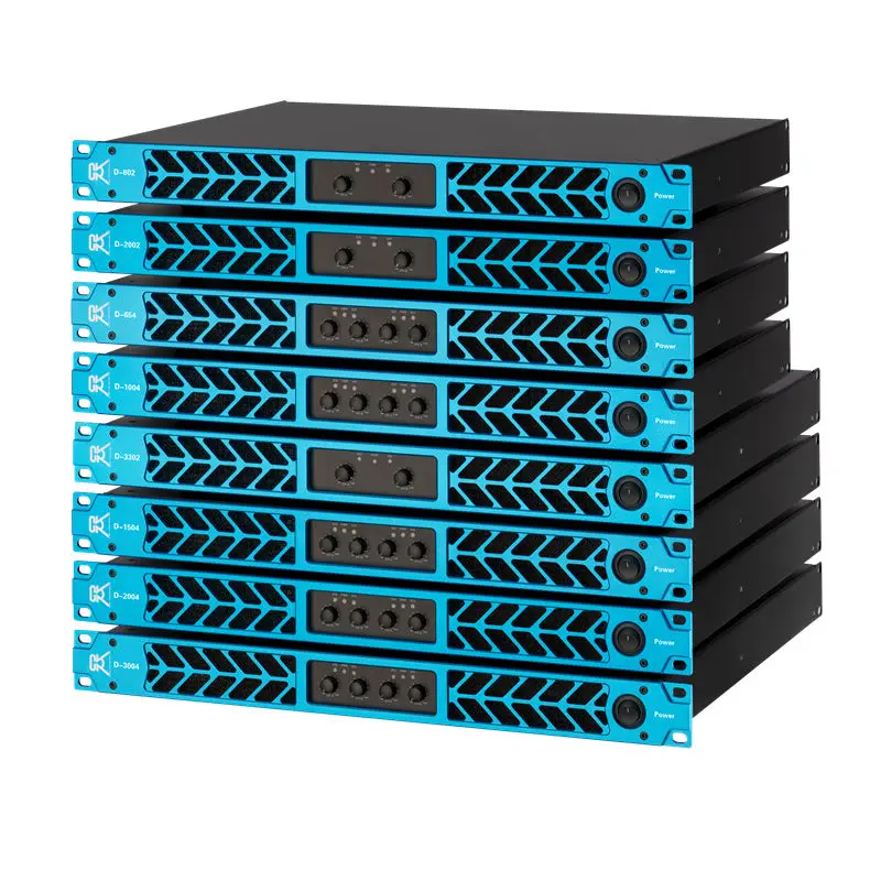 Amplifier D-1004 Professional Power Amplifier Digital One Space with CE Certificate