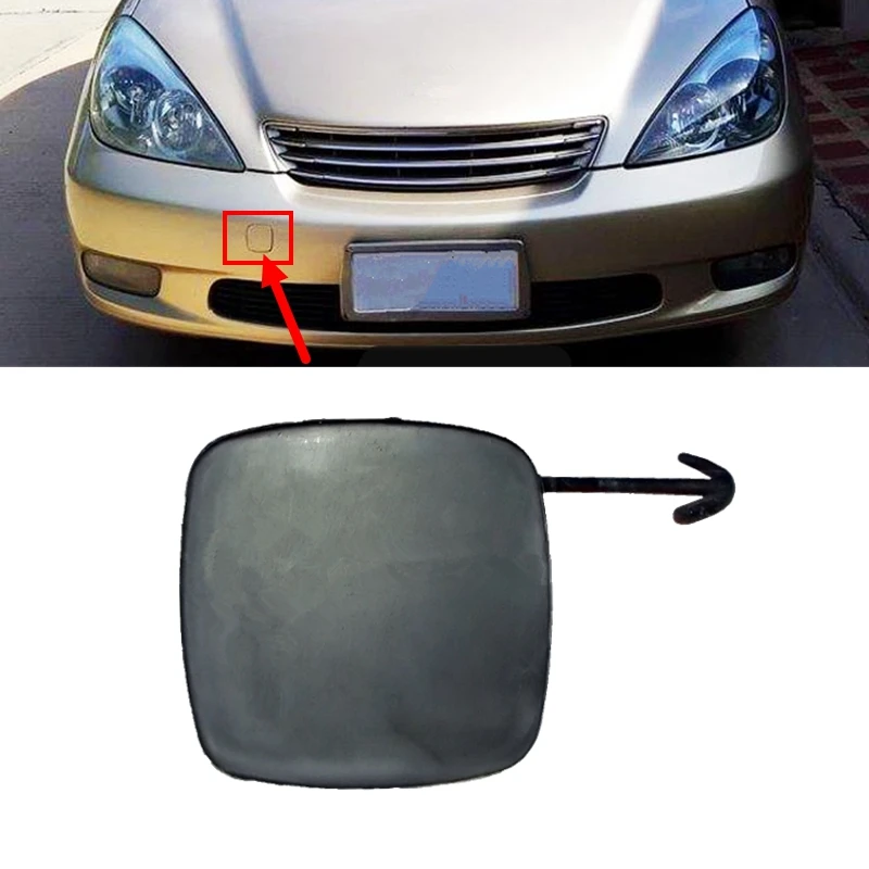 Front Bumper Tow Eye Hook Cover Trailer Cap For Lexus ES300 2002 2003 2004 2005 2006 Part Number 52128-33030