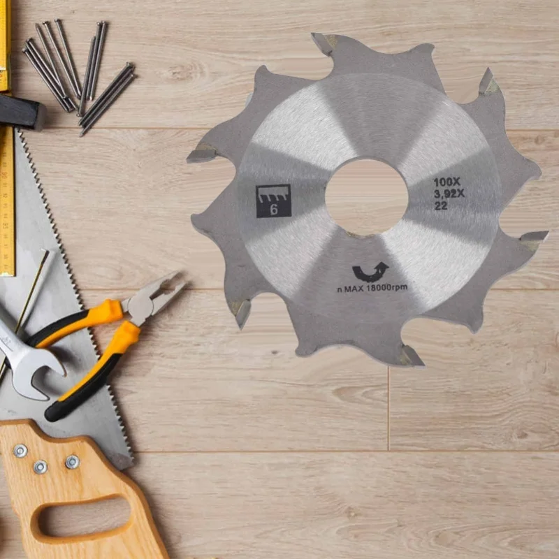 木工用100mm/4インチ超硬ビスケットジョインター刃カッター交換用