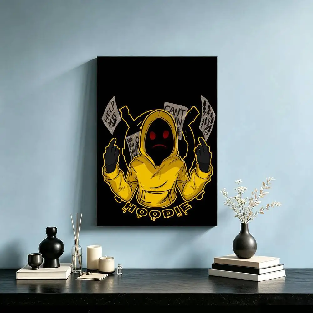 Horror M-Marble Hornets H-Hoodie  Poster High Quality Dorm Living Room Aesthetic Wall Decoration Painting Stickers Gift