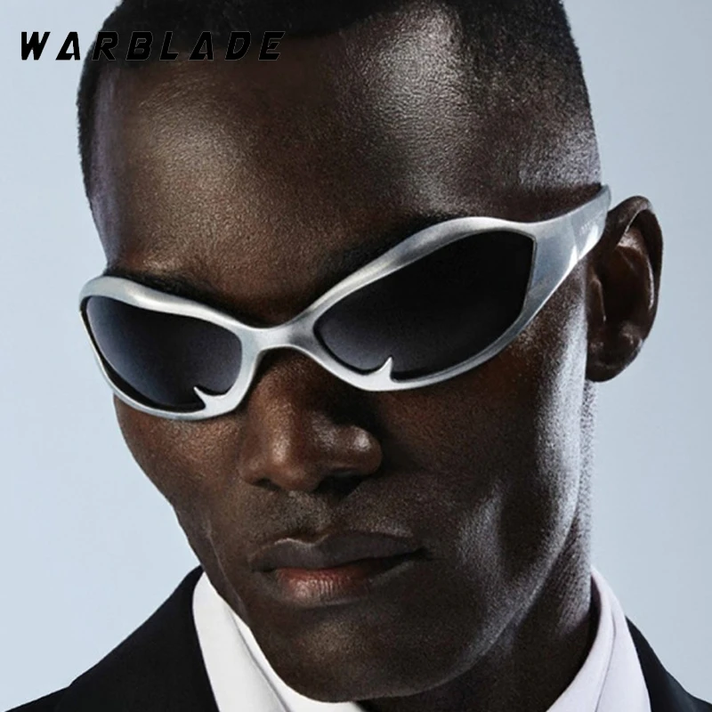 

2025 Trend Cyberpunk Women Sunglasses Cool Luxury Brand Wrapping Hip-hop Men Sunglass Outdoor Sport Cycling Eyewear Unisex UV400