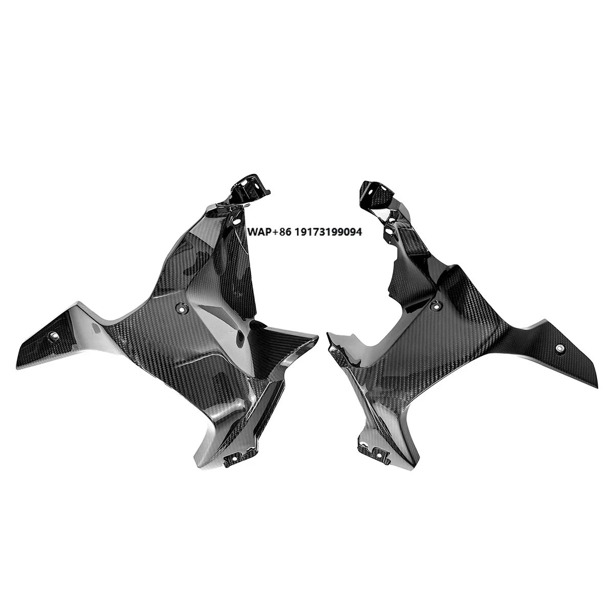 

3K саржевая глянцевая подкладка боковой панели из углеродного волокна, подходит для моделей ADV 1250, аксессуары для мотоциклов, черный цвет