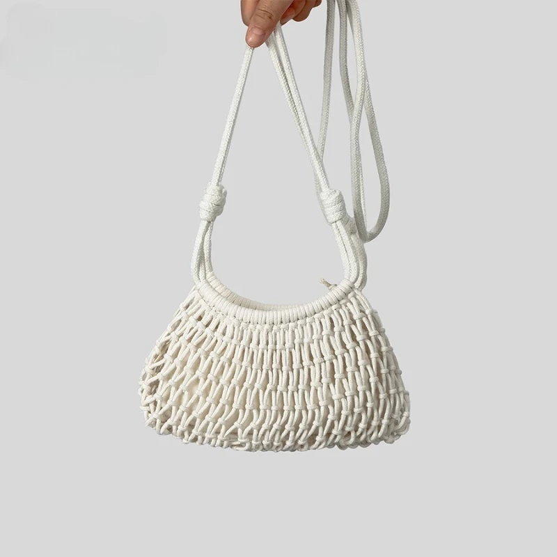 

Женская сумка Jonlily из тканой сетки, маленькая сумка через плечо, женская сумка-тоут, повседневная сумка через плечо, мини-сумочка - KG2247