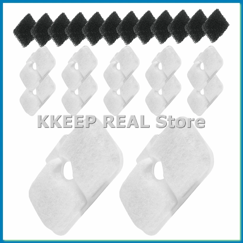 

Набор из 12 сменных фильтров для беспроводного фонтанчика для кошек Dockstream PLWF005/PLWF115/WF105, фильтры для фонтанчиков для животных-A33R