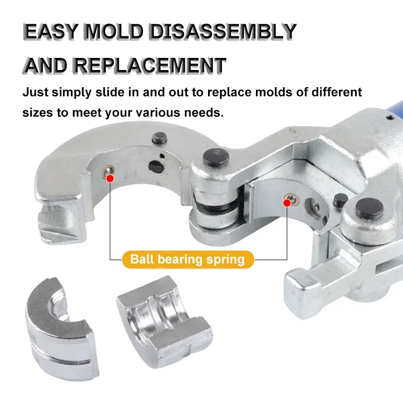 Tang Crimping Hidrolik Manual Tang Crimp untuk Pipa Aluminium-Plastik Pipa Tembaga Pipa Baja Tahan Karat Air Berdinding Tipis