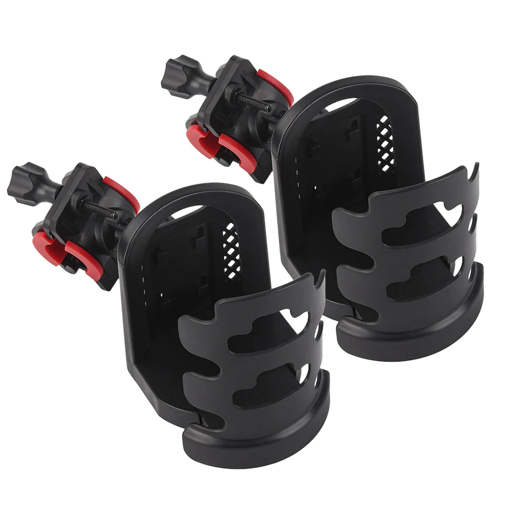 

2pcs Car Cup Holder Beverage Bracket Stable Compact Universal Fit Atv Motorcycle Cycling Outdoor Vehicle Plastic