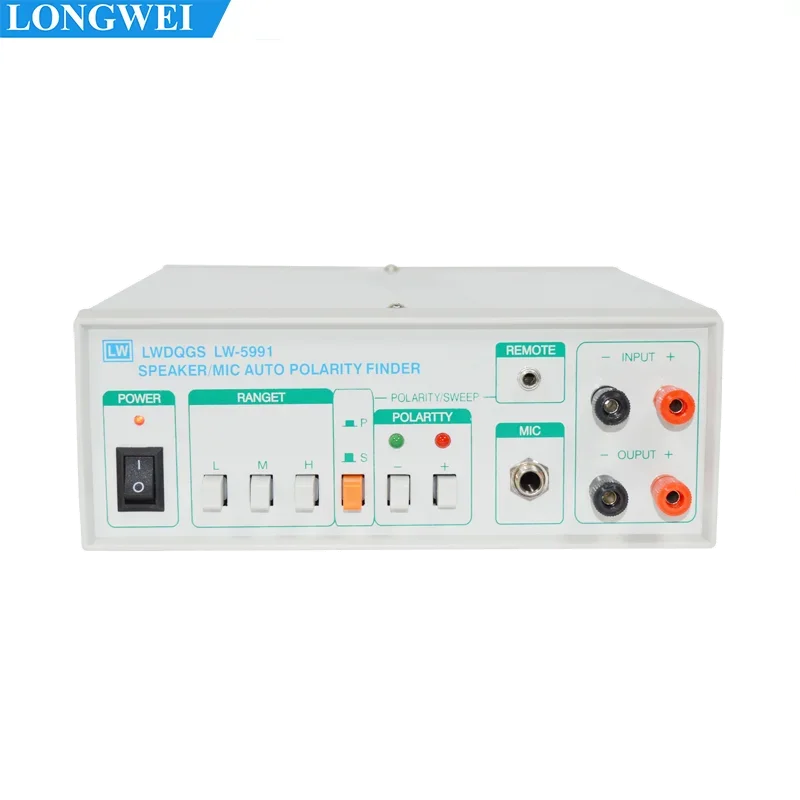 Longwei LW-5991 Stable Microphone Polarity Tester LED Alarm Indication Measuring Instrument Full Automatic Testing Equipment