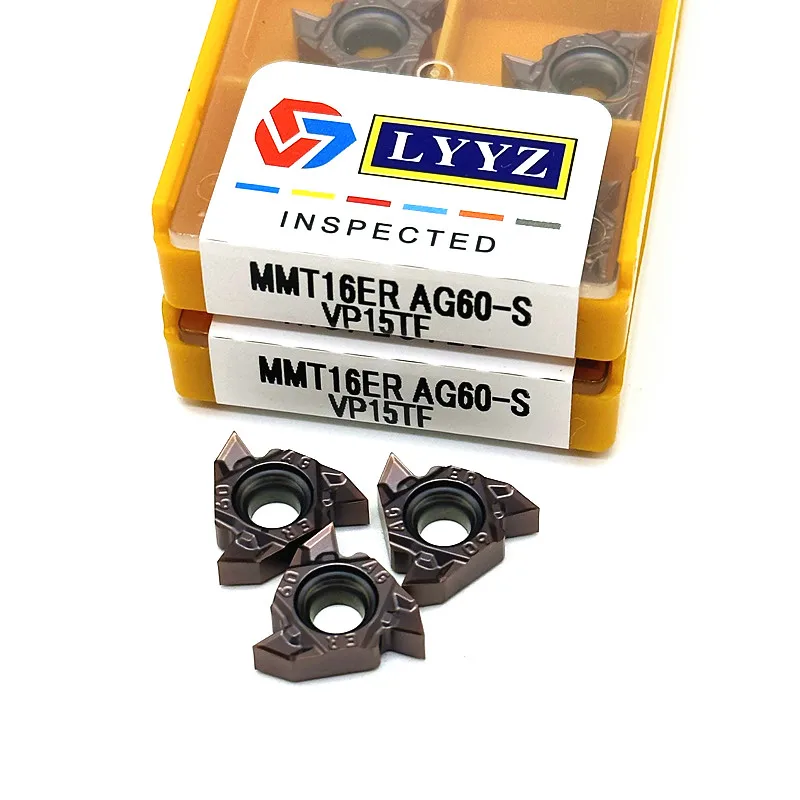 MMT16ER AG60 S MMT16IR AG60 S VP15TF UE6020 Pressed เครื่องมือคาร์ไบด์เครื่องมือโลหะเครื่องมือ16 ER AG60 UE6020ตัดเครื่องมือ