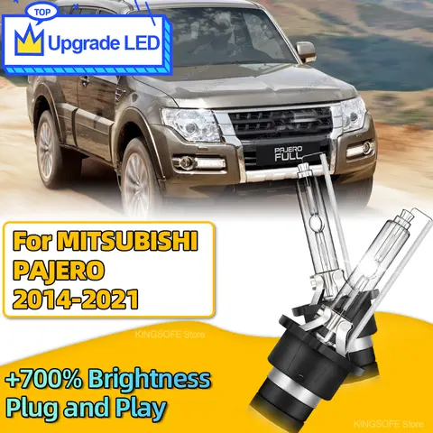 2Pcs 35W Xenon D4S HID Light Bulb 6000K High Bright Car Headlight For MITSUBISHI PAJERO 2014 2015 2016 2017 2018 2019 2020 2021