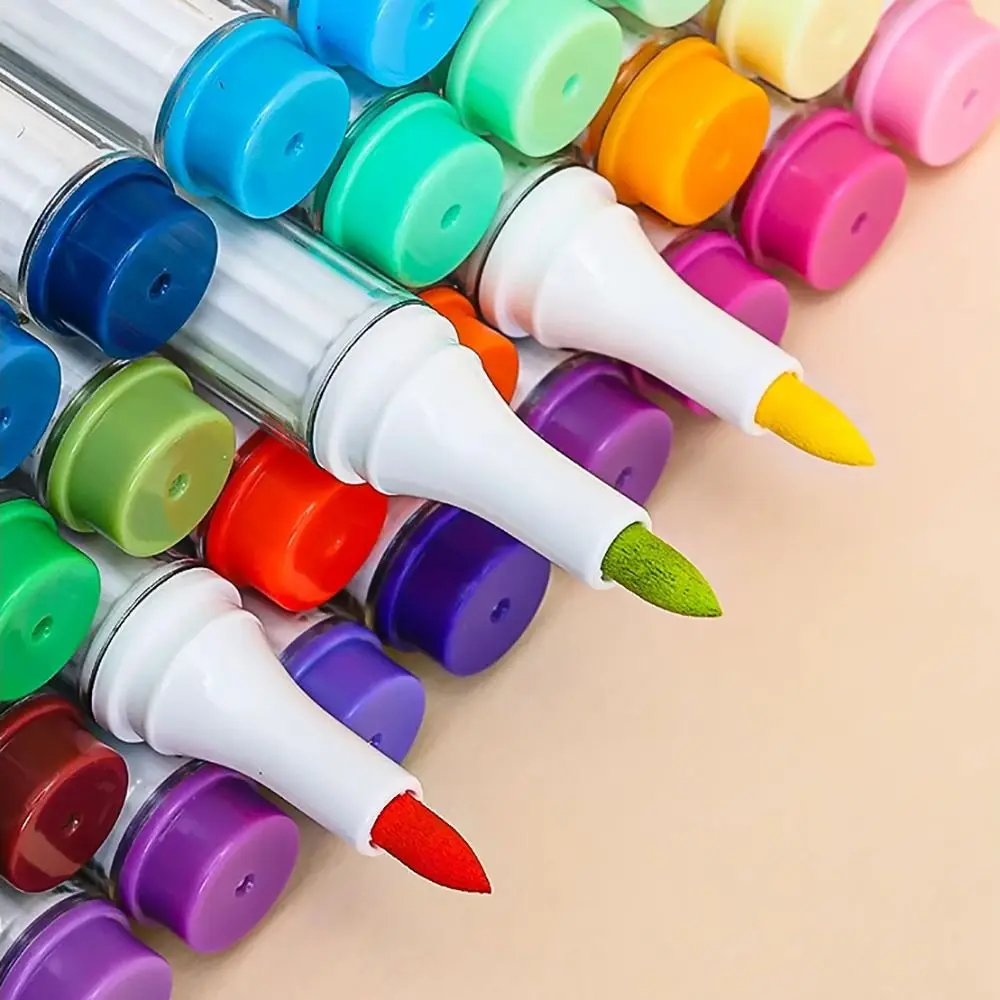 High-quality 9-Colors Marker Pen Art Stationery Stackable Color Acrylic Pen Learning Markers Hand Account Writing Colour Pen