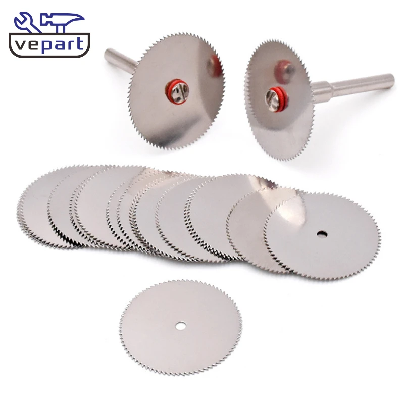 

10pcs Mini Circular Saw Blade Electric Grinding Cutting Disc Rotary Tool For Metal Cutter Power Tool Wood Cutting Discs