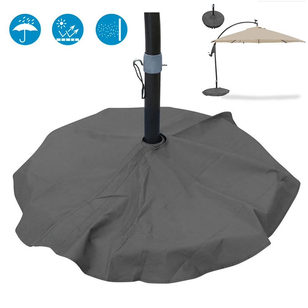 Umbrella Stand Cover Parasol Stands Cover Parasol Base Protector，Patio Umbrella Base Weight Bag Cover Waterproof Sunscreen