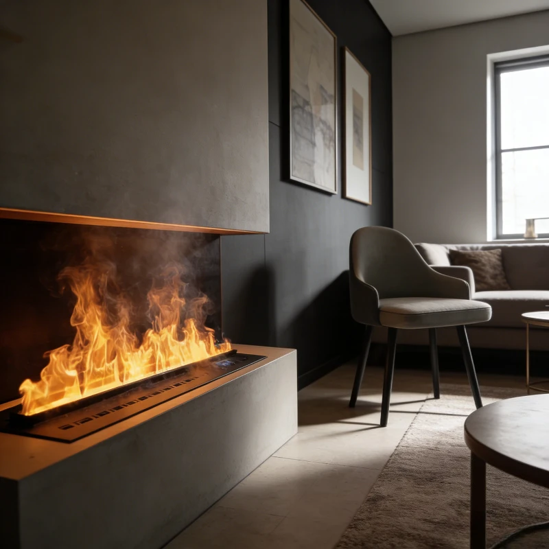 Electric Steam Fireplace with Color Changing RGB LED,3D Water Vapor Flame Fireplaces,Customizable Mood Lighting for Any Occasion