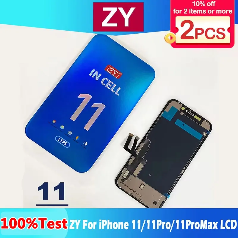 

ZY LCD Incell for IPhone 11/11Pro/11Pro Max LCD Display Touch Screen Digitizer Replacement Parts True Tone Mobile Screen Repair