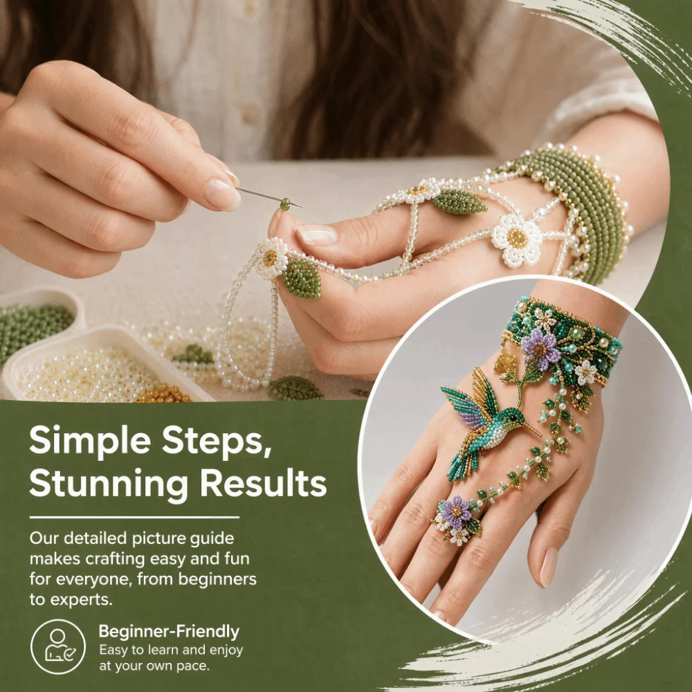 Animal Design Animal Shaped Bracelet Non-Finished Products Beginner-Friendly Beaded Bracelet Kit Hand Jewelry Craft