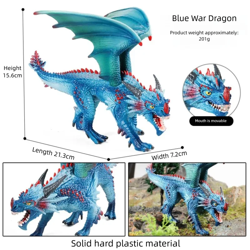 Original Myth Dragon Gorilla Model Realistic Animal Monster Action Figures Dinosaurs Demon PVC Collection Kids Toy Boy Gift