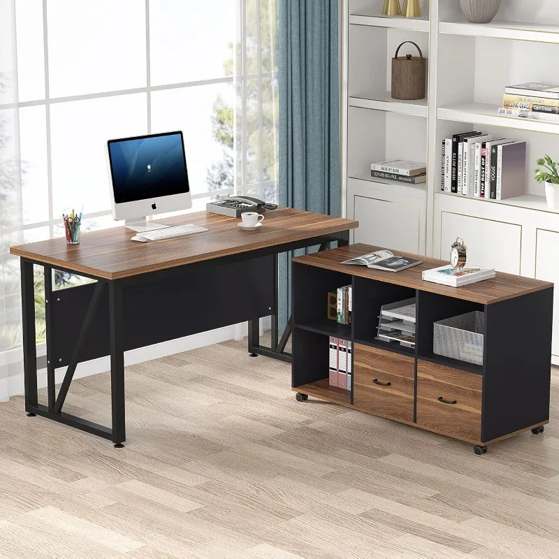 55 inches Executive Desk and 43