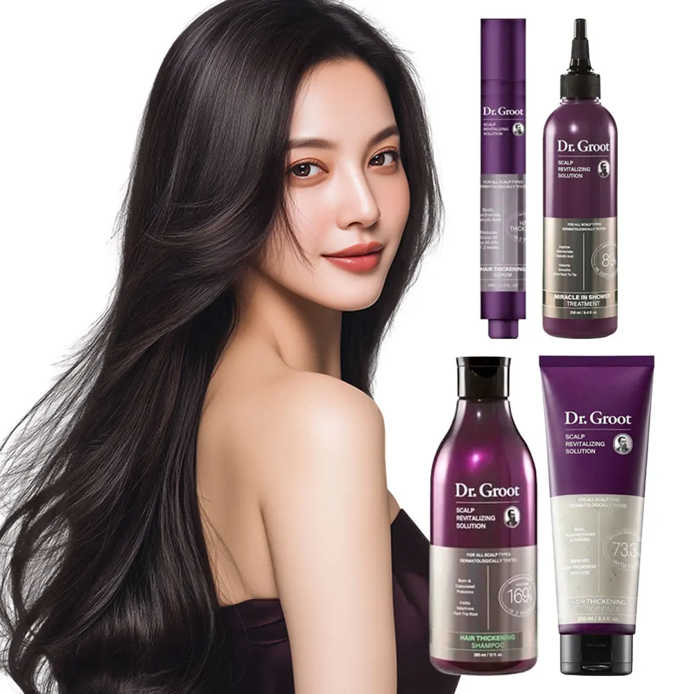 

Dr.Groot Anti Hair Loss Shampoo Deep Clean the Scalp Create Dark and Thick Hair Improve Dryness Hair Nourish Shampoo Set