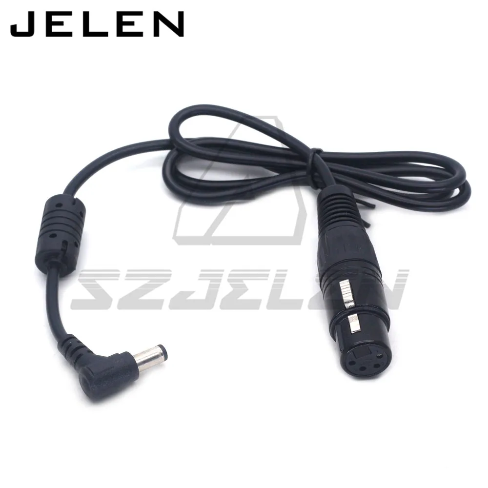 DC5525 to XLR 4pin Female Power Cable for monitor power cord