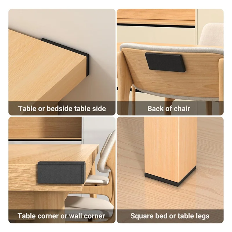 My Home 40 stuks meubelmuurbeschermers, EVA-schuim hoofdeindestoppers voor muur, bedstoppers voor hoofdeinde, hoofdeindebumper