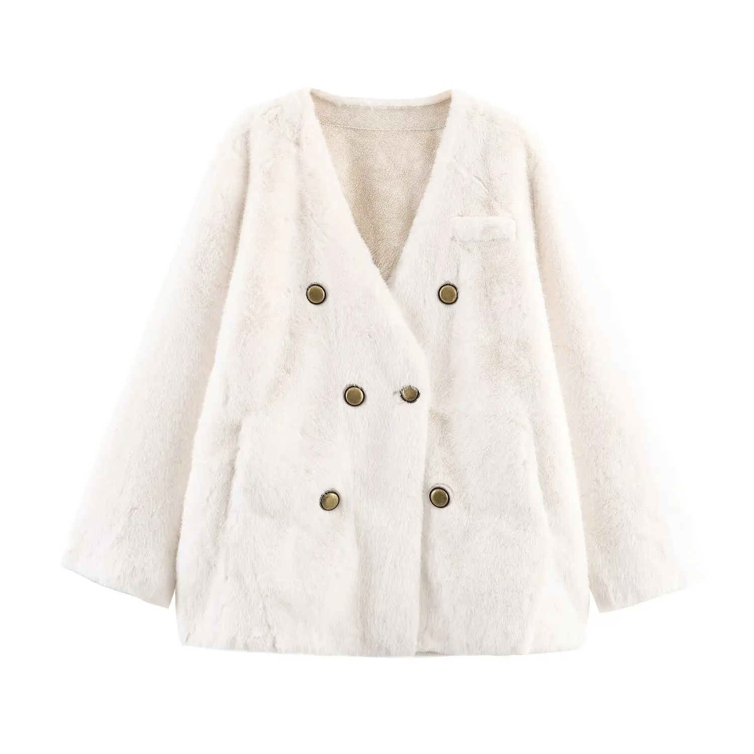 ファッショナブルなヒョウ柄ピュアカラーレザーとファー一体型ジャケット女性用多用途 H2448 WMDR ショートアウタートップ