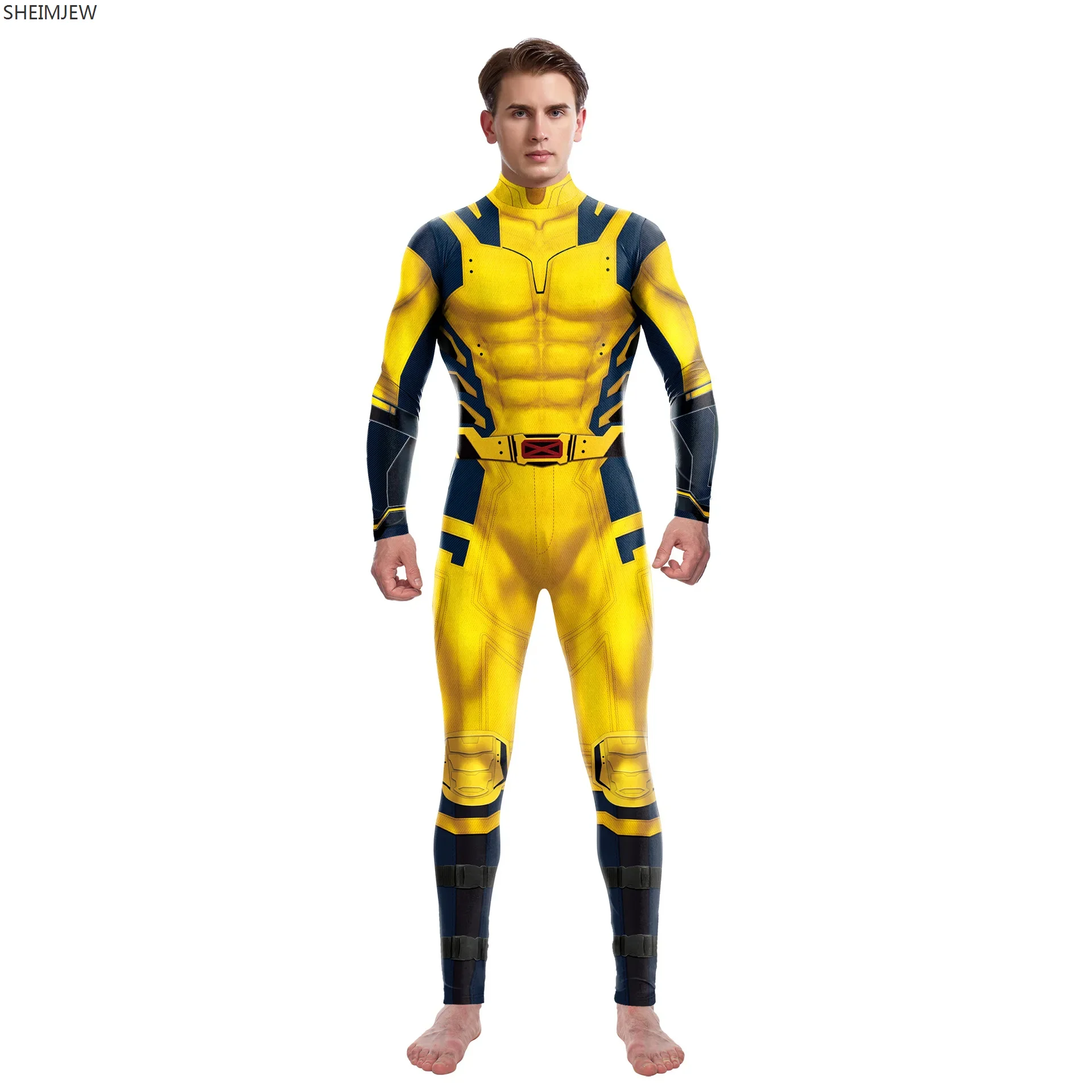 Neuer Film Superheld Cosplay Eltern-Kind Overall Halloween Monos Zentai Anzug Unisex sexy 3D-Druck Catsuit Badeanzug Rave Outfits