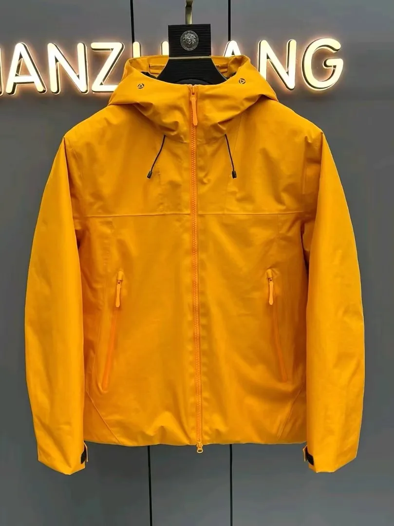 

Men's Outdoor Casual Comfortable Busin Sle down Jaet Autumn Winter New Arrival Faionable Versatile Hooded Parka