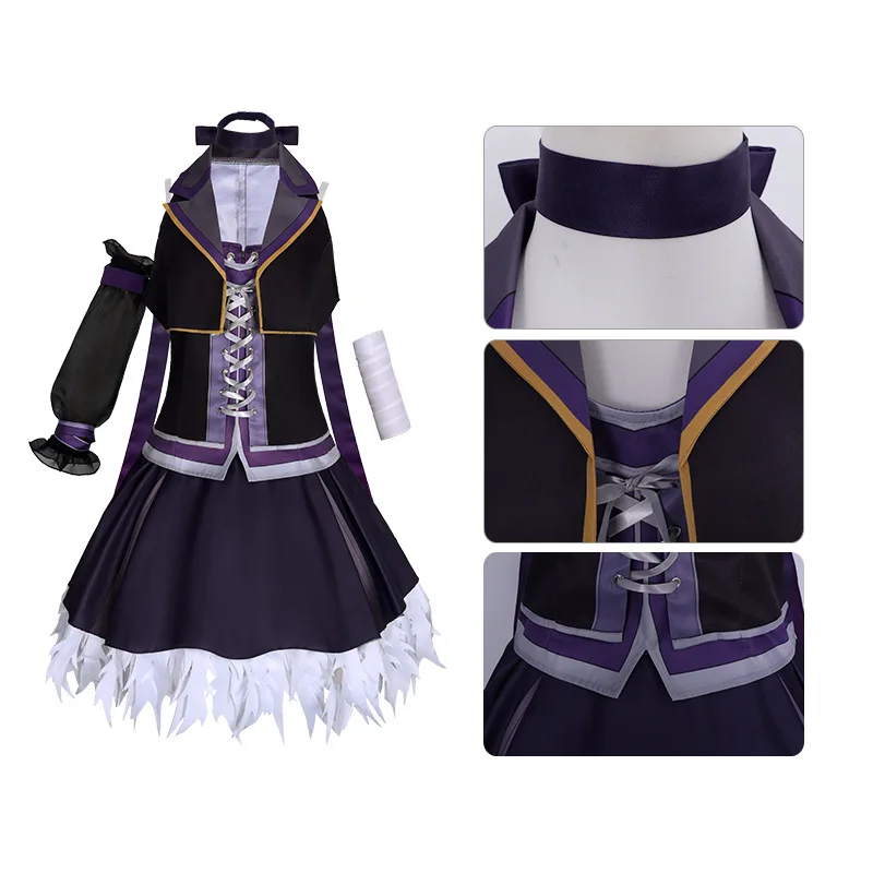 Anime Vtuber Nijisanji V Flower V3 V4 Costume Cosplay Gynoid Costume di Halloween per uomo donna