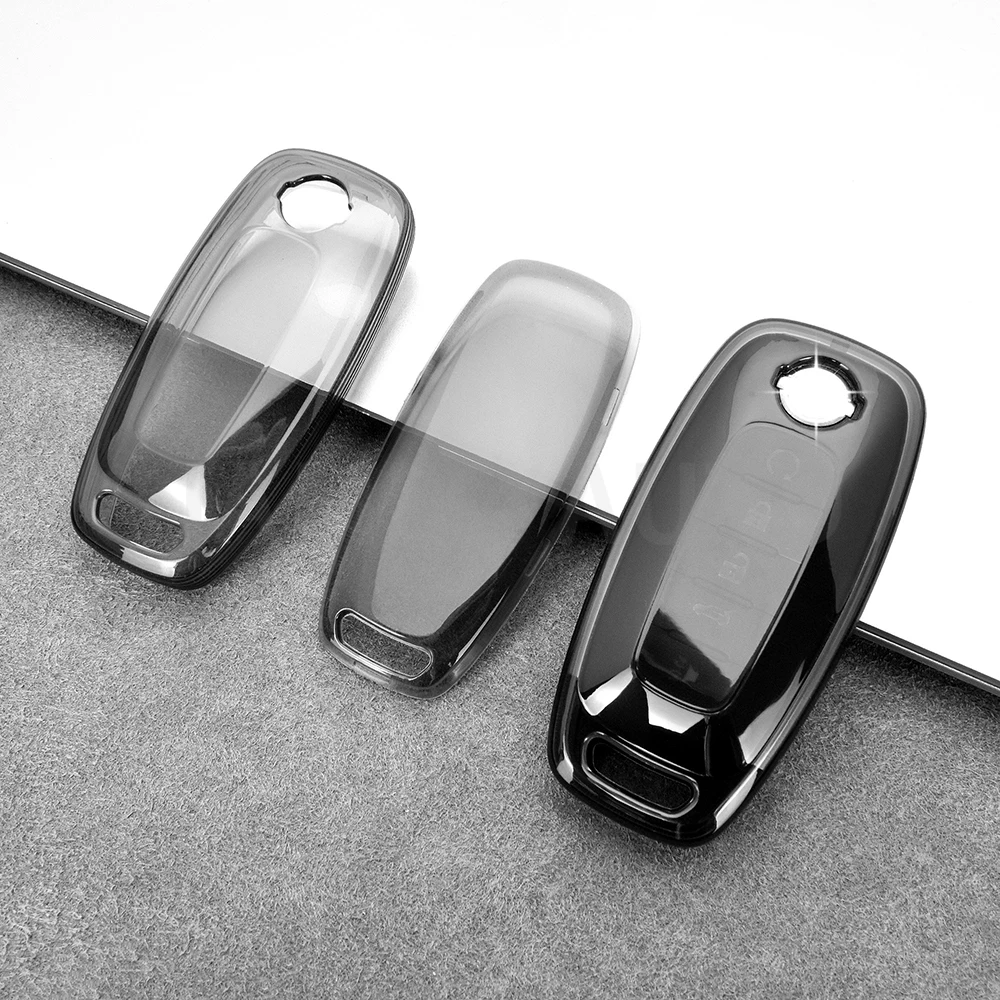 2/3/4/5 Button Transparent Key Fob Case Cover for 2022 Nissan SAKURA 2023 X-Trail Pathfinder Ariya Altima Rogue Qashqai