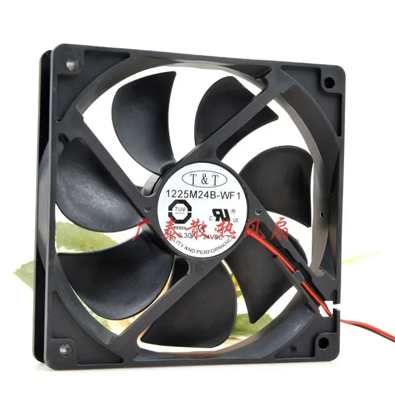 for TT 1225M24B-WF1 Original Genuine 24V 0.30A Three Wire Cooling Fan 120x120x25mm Imported High Quality