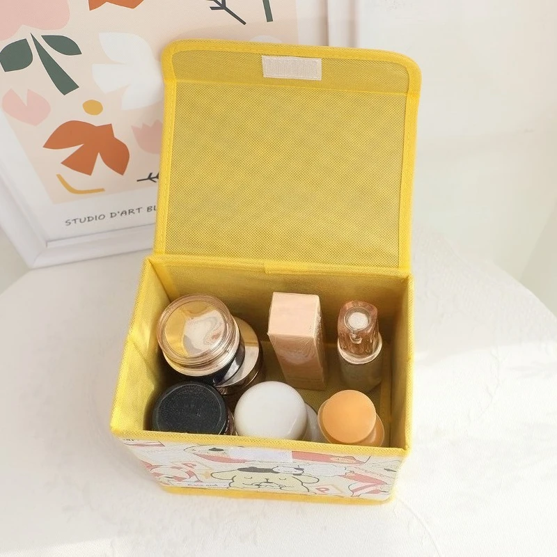 

1 шт., настольный флип-коробка для хранения с героями мультфильмов, игрушка с дистанционным управлением, сортировочная коробка для мелочей, портативный складной ящик для хранения, креативный подарок