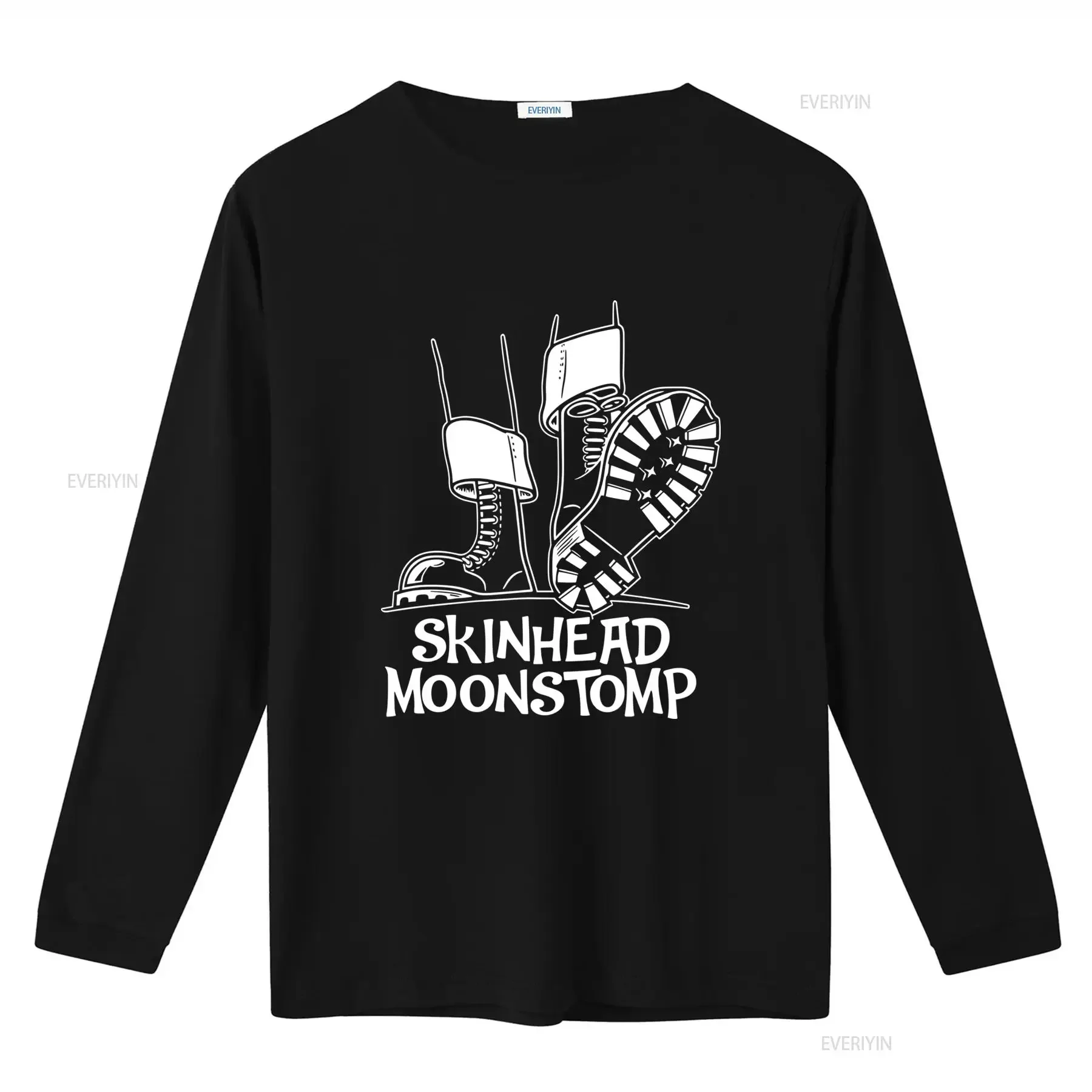 Skinhead Moonstomp T Shirt Trojan Ska Reggae Original Skins 1969 Symarip Punk Rock Style Print vintage Washed