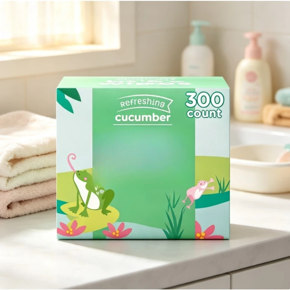 Refreshing Cucumber Baby Wipes, 300 Count