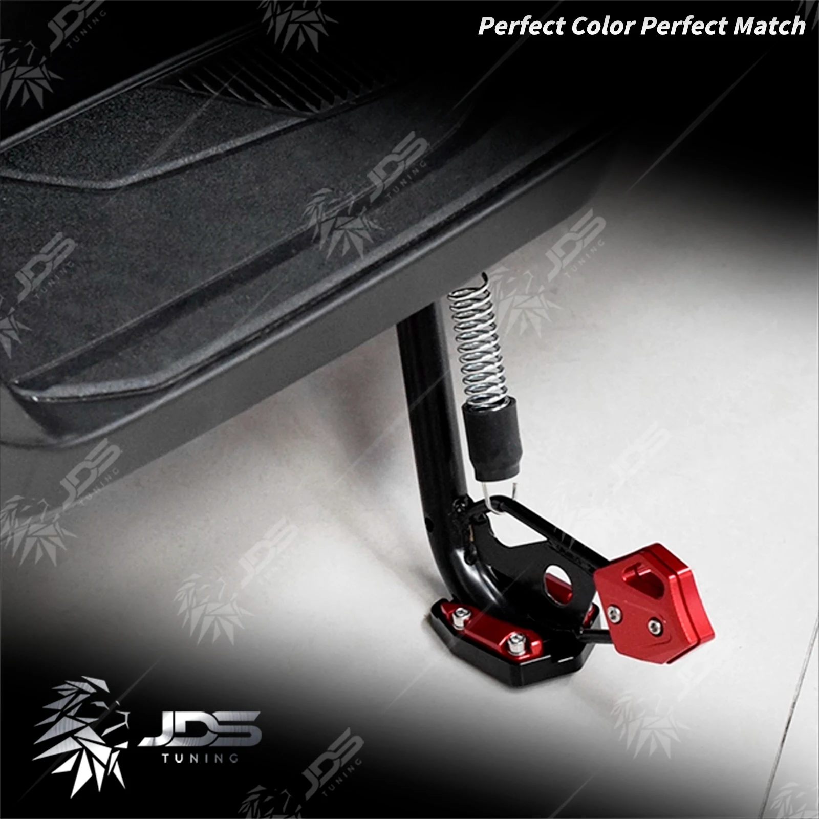 JDSTUNING For Yamaha AEROX 155/125/ALPHA/TURBO/STANDARD Side Stand Support Shoe Kickstand Pad Center Stand Enlarger Accessories