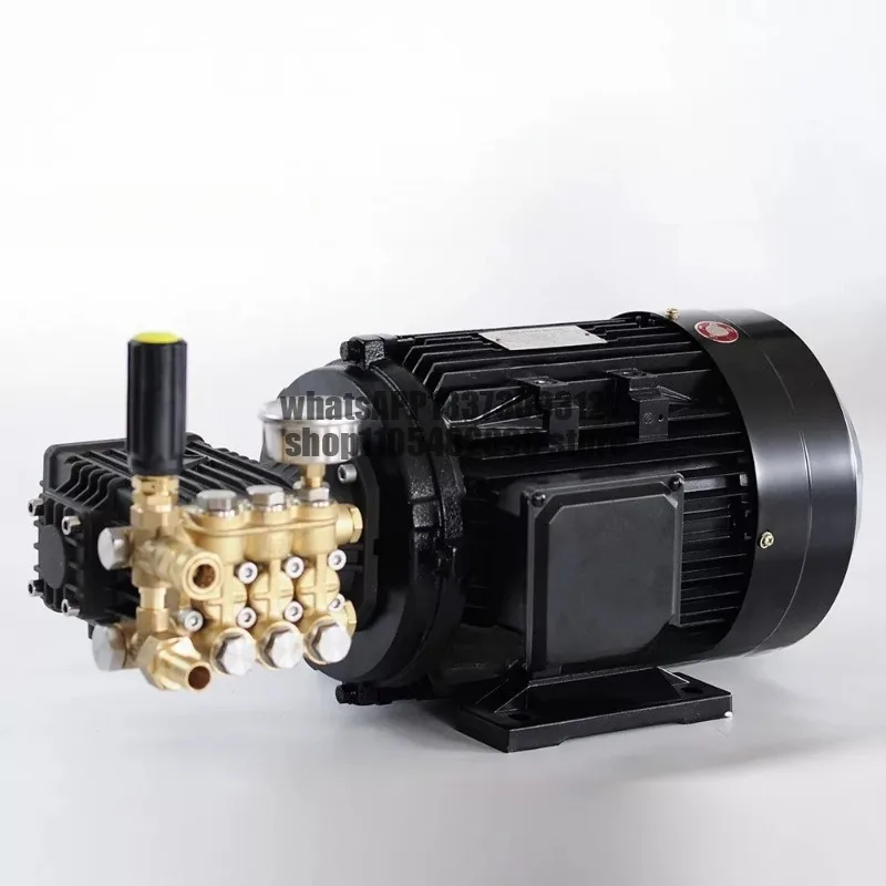 High pressure cleaner All copper pump head directly connected to motor High pressure plunger pump All copper motor pump group