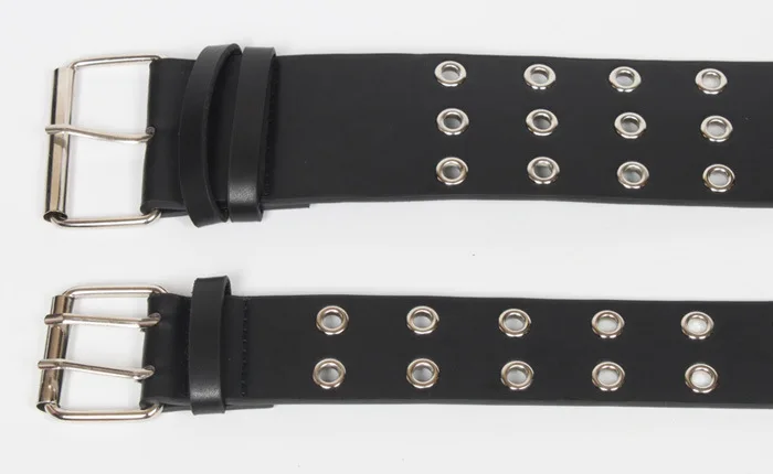 Neue Ultra-breite Taille Doppel-breasted Öse Damen Gürtel Schwarz Dekorative Niet Mode Europäischen und Amerikanischen Fan Gürtel gürtel Trend