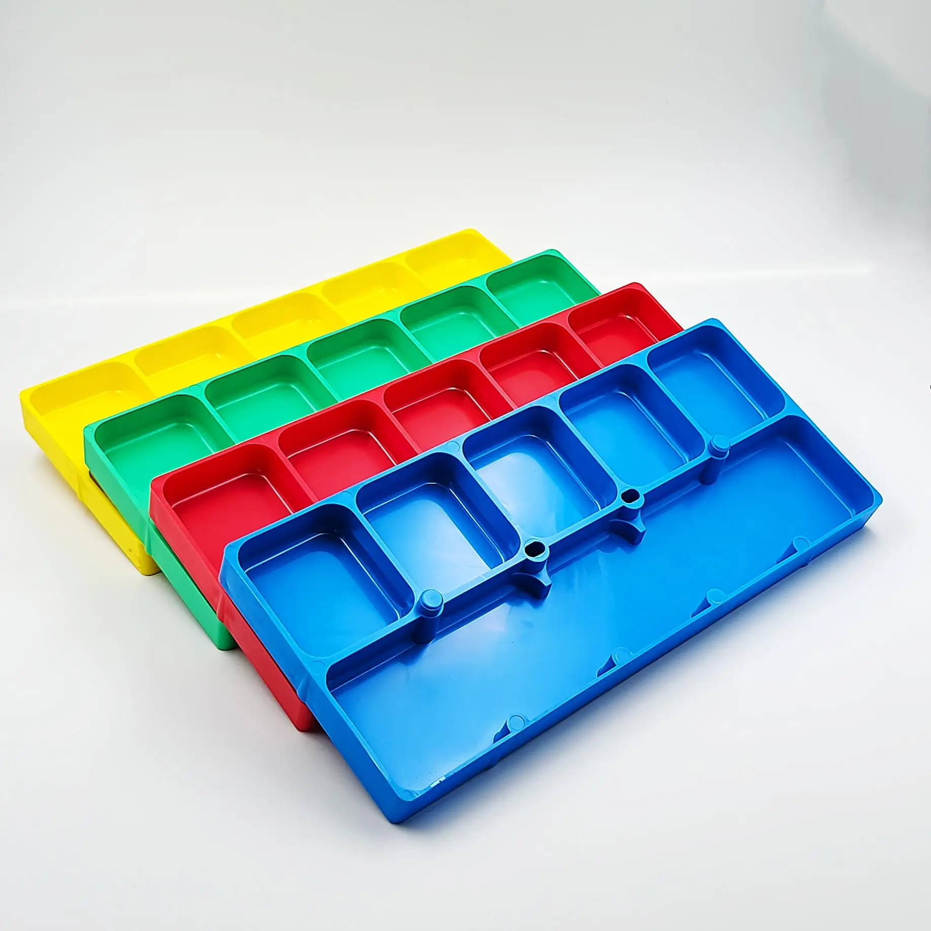 

Watch Repair Tool 17.527 Six-grid Parts Box with Stacked Positioning Columns Can Be Installed with Movement Spare Parts